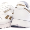 Baskets Blanc/Marron Femme Reebok Classic Leather