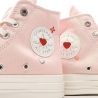 Baskets Roses Clair Femme Converse Chuck 70