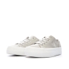 Baskets Beiges /Blanches Femme Calvin Klein Jeans Classic Cupsole Mg