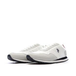Baskets Blanches/Grises/Marines Femme US Polo ASSN FS1