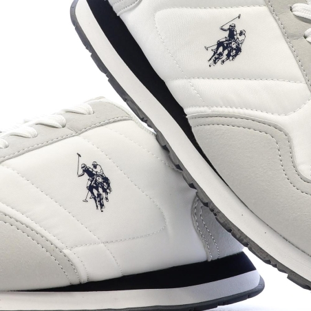 Baskets Blanches/Grises/Marines Femme US Polo ASSN FS1
