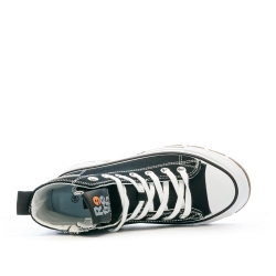 Baskets Noires Femme Refresh Lona