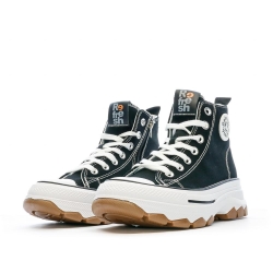 Baskets Noires Femme Refresh Lona