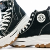 Baskets Noires Femme Refresh Lona