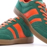 Baskets Vert Foncé/Orange Femme Teddy Smith 120235