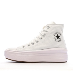 Baskets Blanches Femme Converse Chuck Taylor All Star Move 568498C