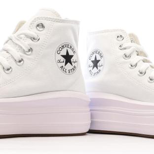 Baskets Blanches Femme Converse Chuck Taylor All Star Move 568498C
