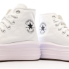 Baskets Blanches Femme Converse Chuck Taylor All Star Move 568498C