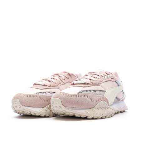 Baskets Roses/Blanches Femme Puma Blktop