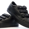 Baskets Noires Femme Kaporal Tippy