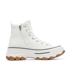 Baskets Blanche Femme Refresh Lona