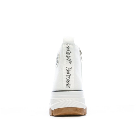 Baskets Blanche Femme Refresh Lona