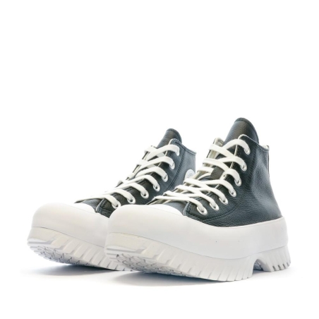 Baskets Noir Femme Converse Lugged