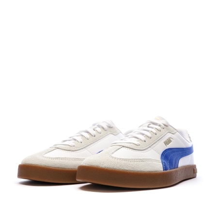 Basket Blanc/Bleu Mixte Puma Club Ii Era
