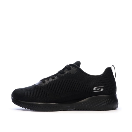 Baskets Noires Femme Skechers Bobs Squad Tough Talk