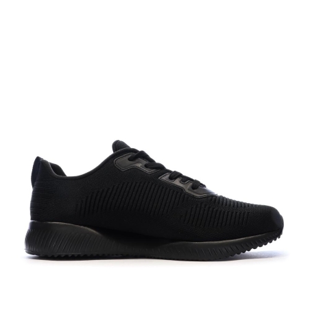 Baskets Noires Femme Skechers Bobs Squad Tough Talk