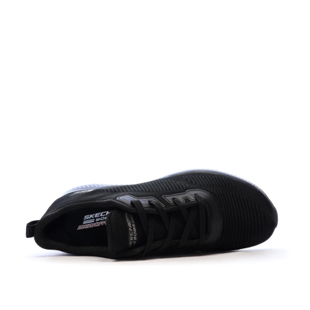 Baskets Noires Femme Skechers Bobs Squad Tough Talk