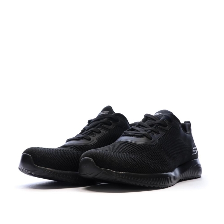 Baskets Noires Femme Skechers Bobs Squad Tough Talk