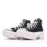 Baskets Noires Femme Converse All Star Lugged A08258C