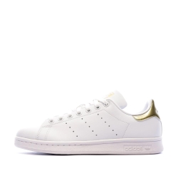 Stan Smith Baskets Blanches /Dorées Femme Adidas