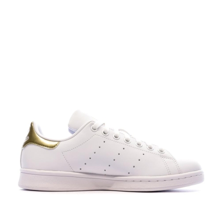 Stan Smith Baskets Blanches /Dorées Femme Adidas