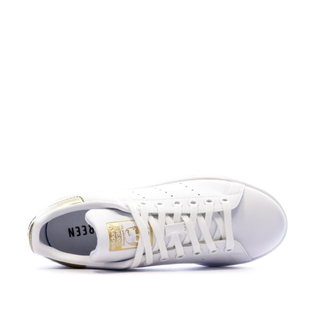 Stan Smith Baskets Blanches /Dorées Femme Adidas