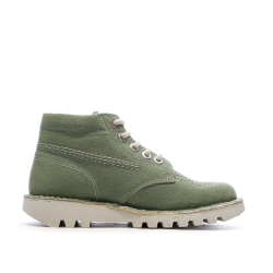 Baskets Vertes Femme Kickers Kick