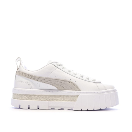 Baskets Blanc/Beige Femme Puma Mayze 381983
