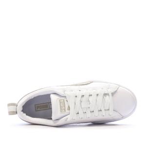 Baskets Blanc/Beige Femme Puma Mayze 381983