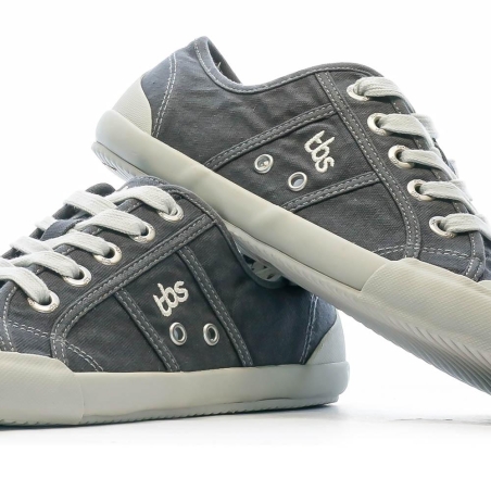 Baskets en toile Grises Femme TBS Opiace