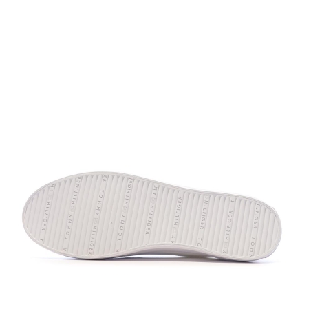 Baskets Blanches Femme Tommy Hilfiger Vulc Canvas Lace Up