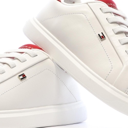 Baskets Blanches/Rouges Femme Tommy Hilfiger Icon