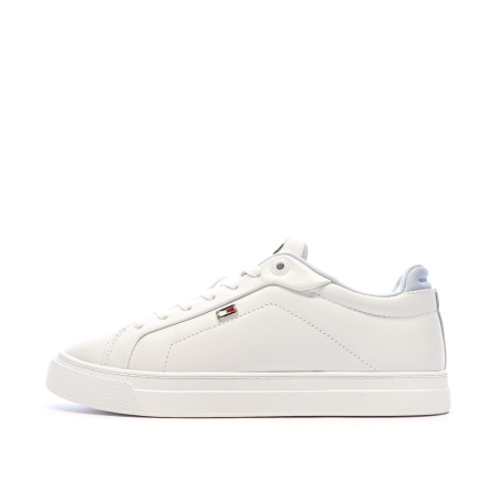 Baskets Blanches/Bleu Femme Tommy Hilfiger Sporty