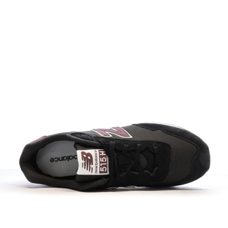 Baskets Noires/Prunes Femme New Balance 515