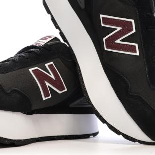 Baskets Noires/Prunes Femme New Balance 515