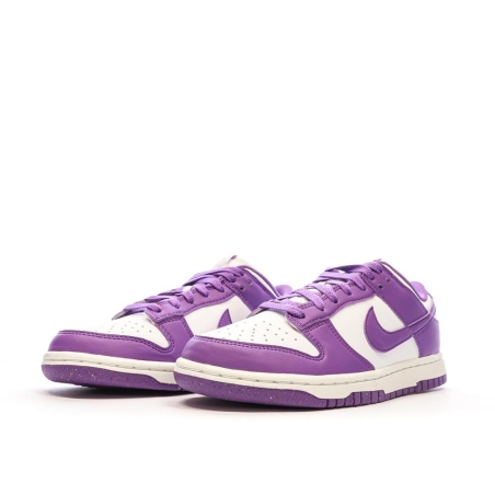 Baskets Violette/Blanche Femme Nike Dunk Low