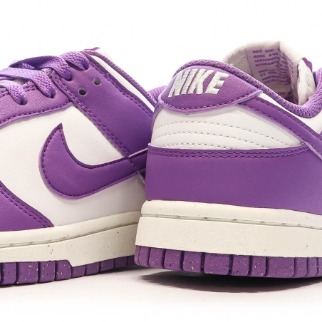 Baskets Violette/Blanche Femme Nike Dunk Low