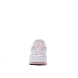 Baskets Blanc/Rose Femme Puma Carina
