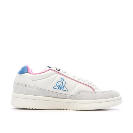 Baskets Blanches/Roses/Bleu Femme Le Coq Sportif Noah