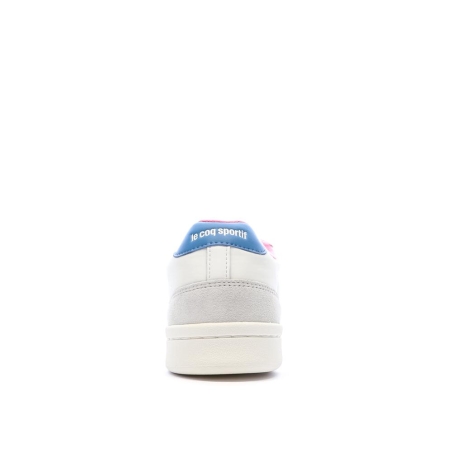 Baskets Blanches/Roses/Bleu Femme Le Coq Sportif Noah