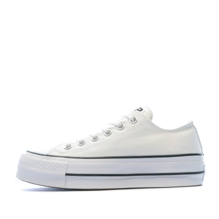 Baskets compensées Blanches femme Converse All Star