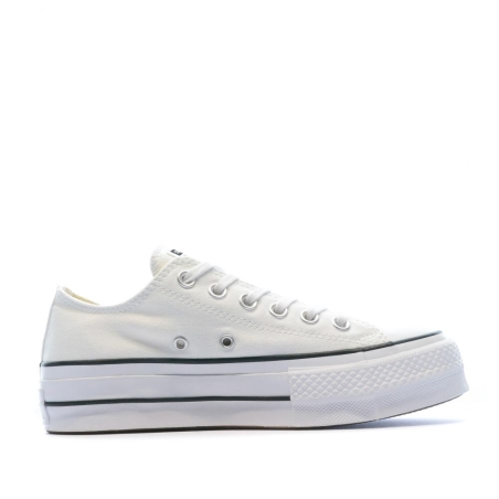Baskets compensées Blanches femme Converse All Star