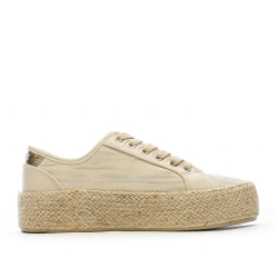 Baskets Beige Femme Chattawak Paco