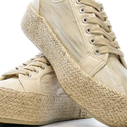 Baskets Beige Femme Chattawak Paco