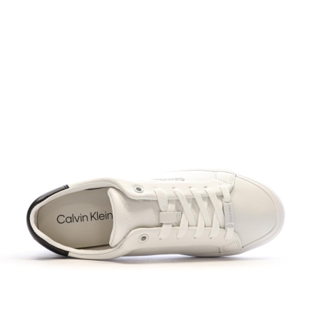 Baskets Blanches Femme Calvin Klein Jeans Vulcanized