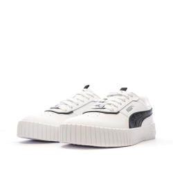 Baskets Blanches/Noires Femme Puma Carina 2.0