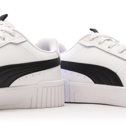 Baskets Blanches/Noires Femme Puma Carina 2.0