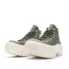 Baskets Kaki Femme Converse Chuck Taylor All Star Lugged Heel