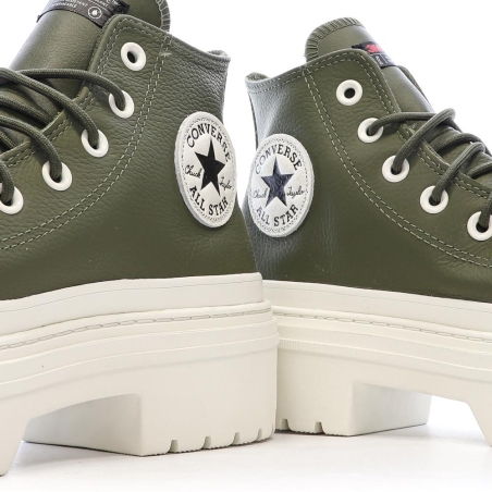 Baskets Kaki Femme Converse Chuck Taylor All Star Lugged Heel