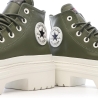 Baskets Kaki Femme Converse Chuck Taylor All Star Lugged Heel